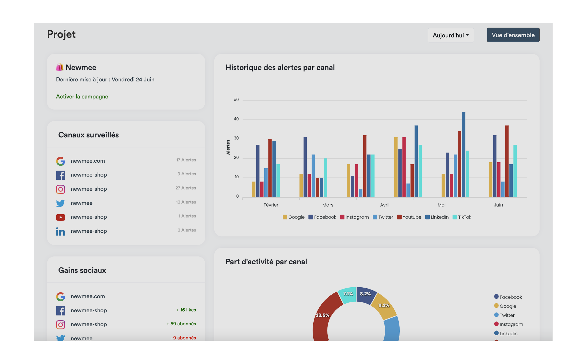 illustration facebook parallax